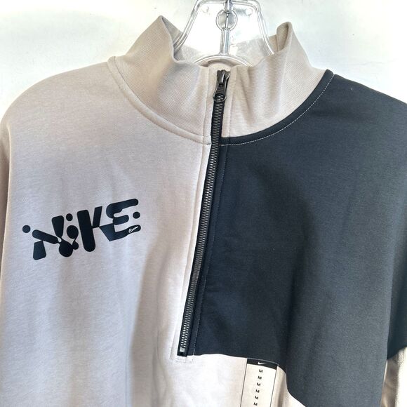 Nike x Eileen Tjan Crop 1/2 Zip Sweatshirt Color Block  Sz M Artist Series NEW - Picture 2 of 8